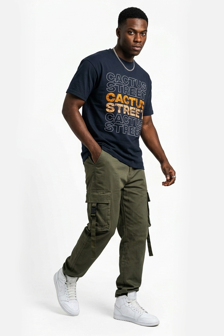 Pure Cotton Unisex T-Shirt – Charcoal Blue
